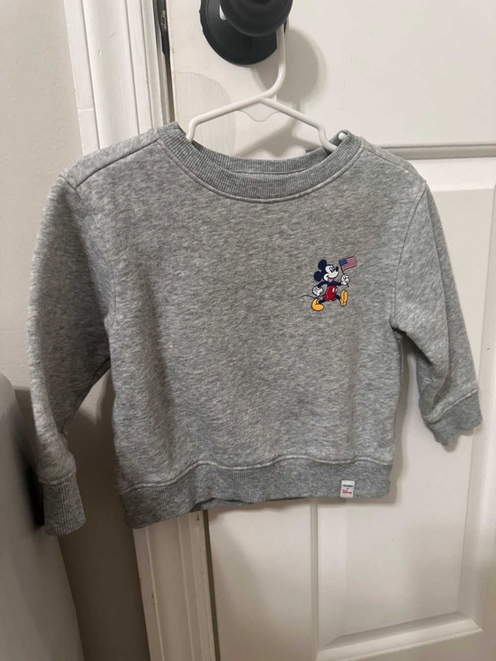 Old Navy Disney Grey Sweatshirt with Mickey Graphic